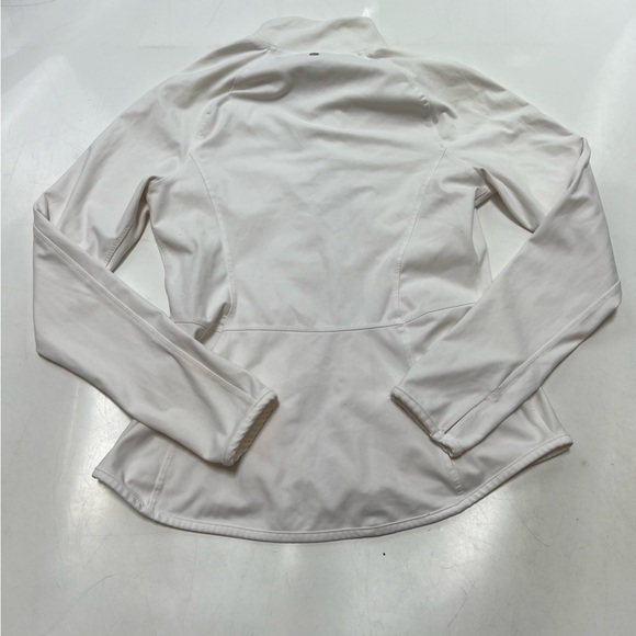 Yoga aw white zip up sports jacket L L107-28 - Picture 3 of 5